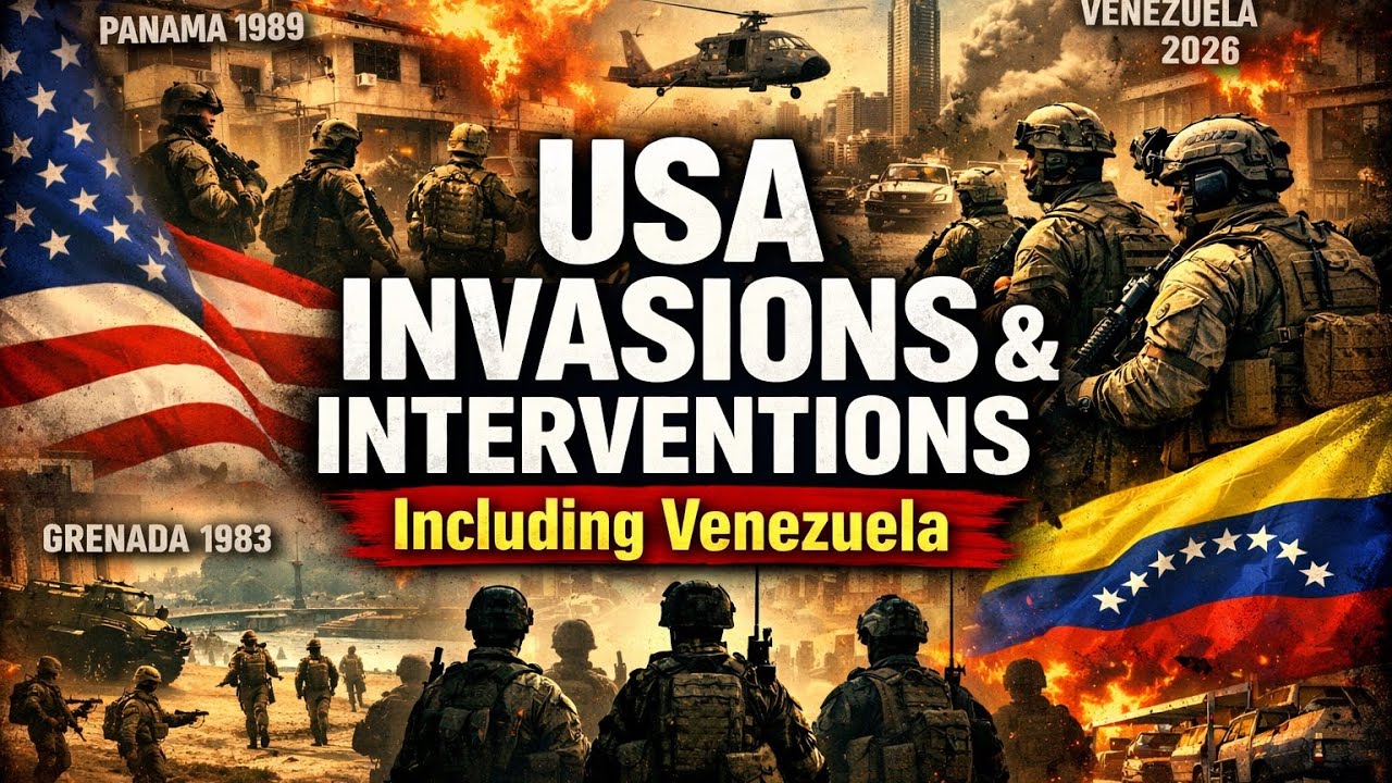 USA Invasions & Interventions: From Latin America to Venezuela |  #USAInvasions#USHistory#Venezuela