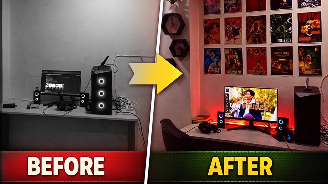 👉 From Boring Room to Dream Setup 🔥 | Room Makeover Before & After