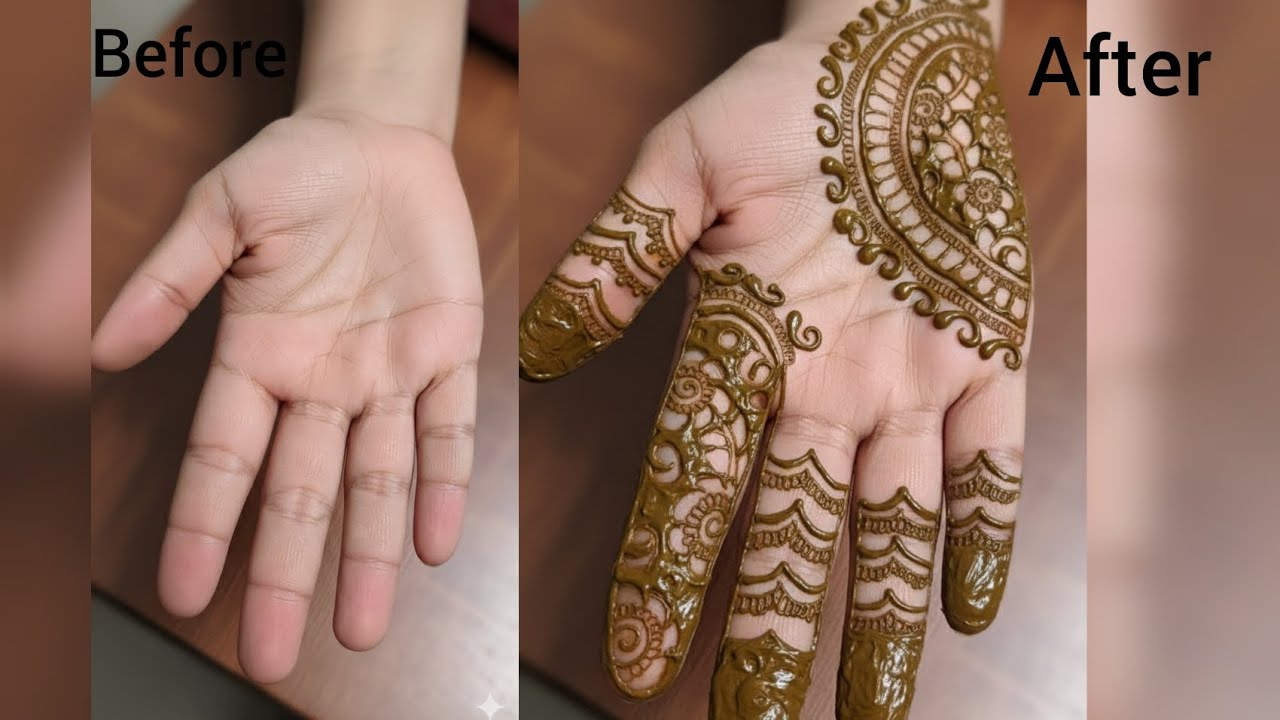 New Arabic Mehndi Design for Beginners 2026. 🌺 