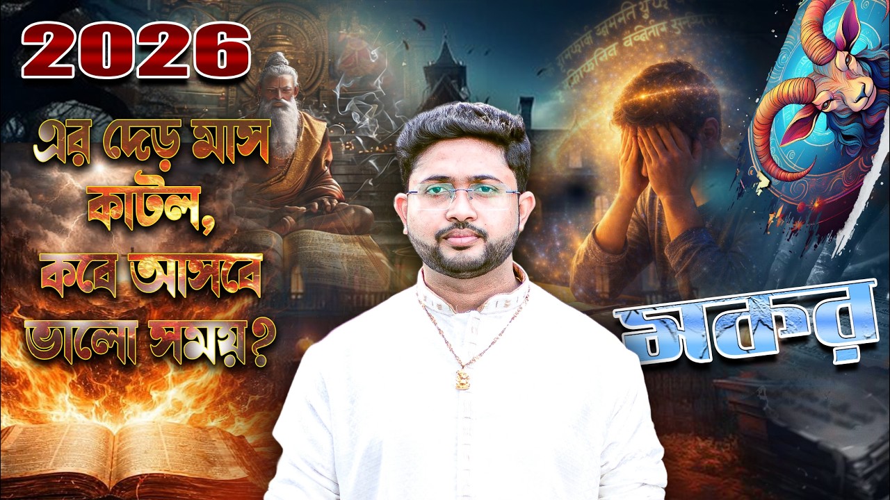 মকর 🐐 রাশি। Capricorn Sign 🐐 ♑। ২০২৬-এ দেড় মাস কাটল, কবে আসবে ভালো সময়?