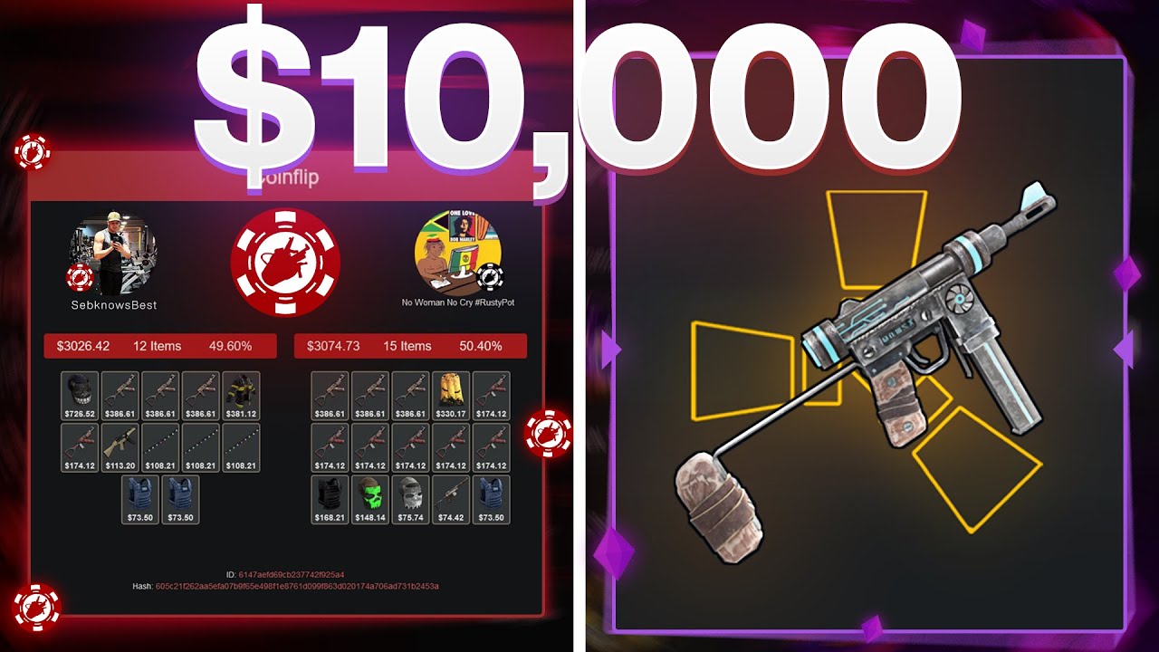 Rust Skin Gambling on Rustypot + Rustclash!