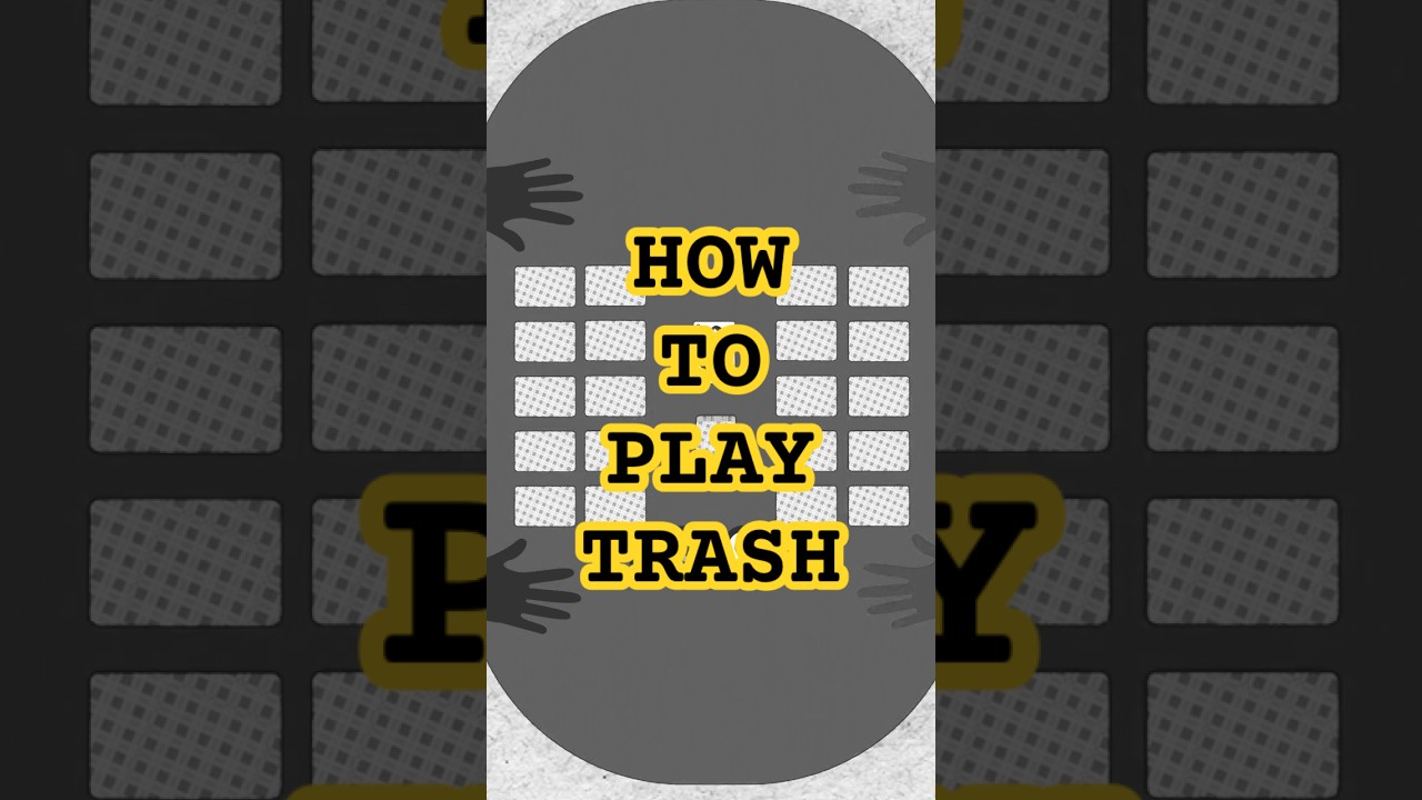 How to play Trash #shorts #cardgame #howto #tutorial