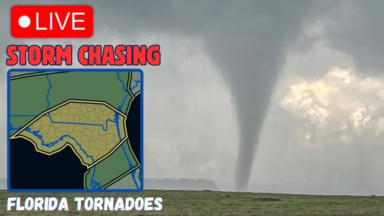 FLORIDA TORNADO THREAT: LIVE STORM CHASER