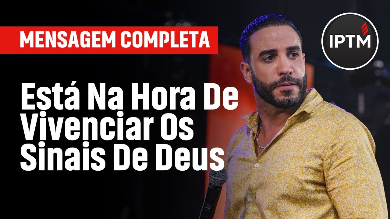 MENSAGEM COMPLETA: Está Na Hora De Vivenciar Os Sinais De Deus - Pr Leonardo Sale