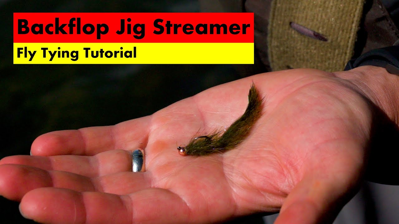 Учебное пособие по вязанию мушек Backflop Jig Streamer