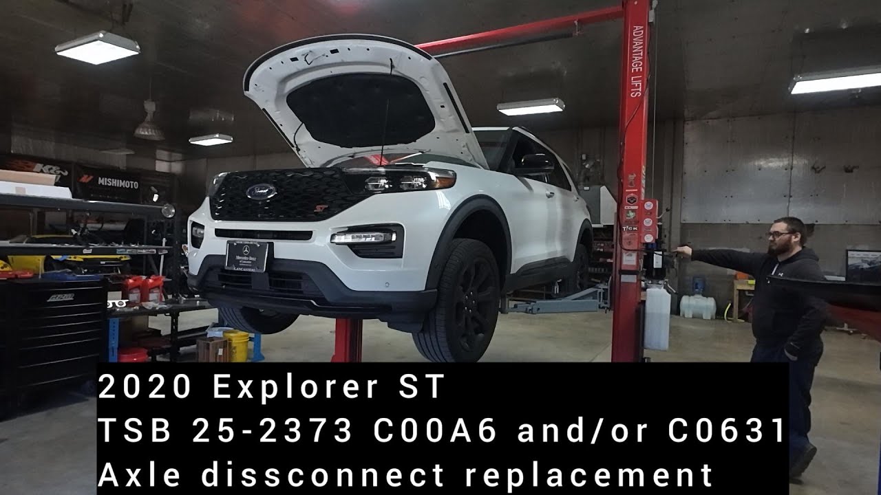 Explorer ST TSB 25-2373 Axle Disconnect Replacement Pt1