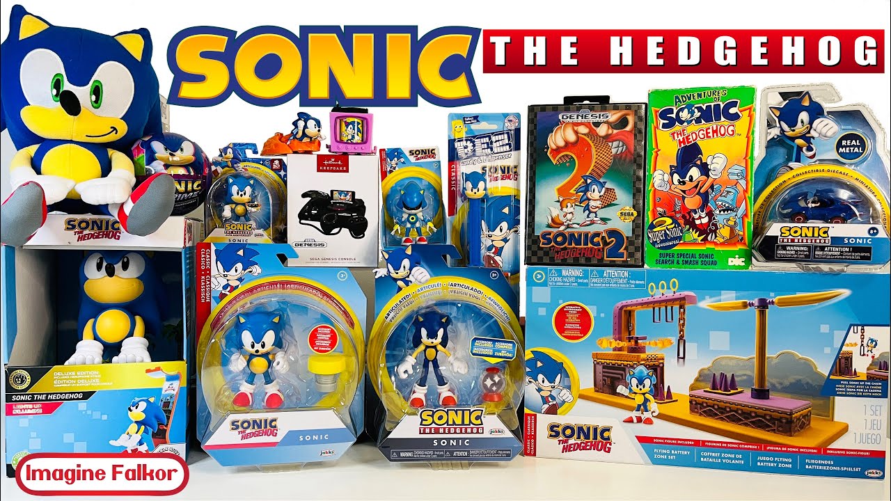 Sonic the Hedgehog Toy Collection ASMR Unboxing Review | Flying Battery Zone Set