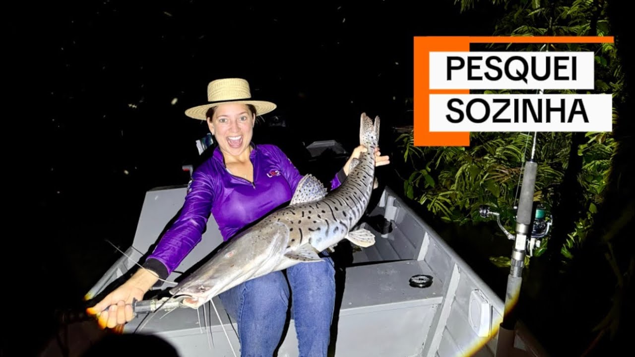 FUI PESCAR SOZINHA NA AMAZÔNIA E VEJA NO QUE DEU 