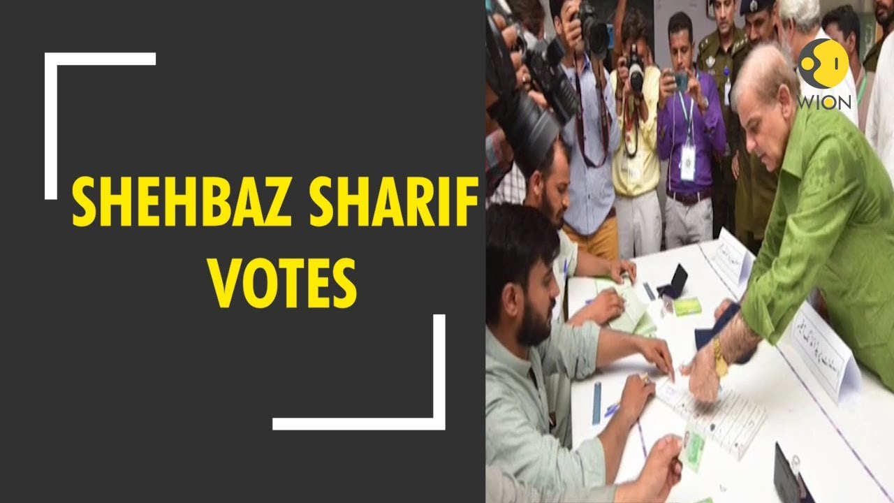 Pakistan Election 2018: Shehbaz Sharif casts his vote