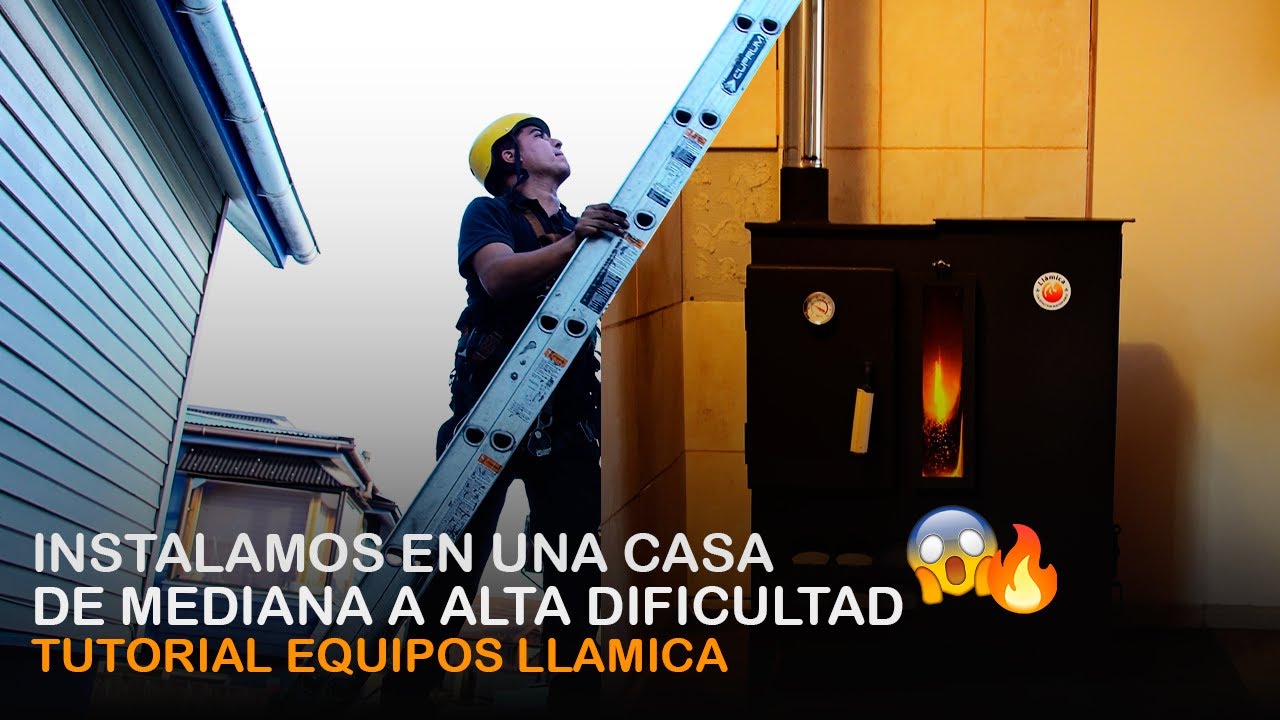Instalación completa de una cocina a pellets sin electricidad Llámica | El paso a paso al detalle