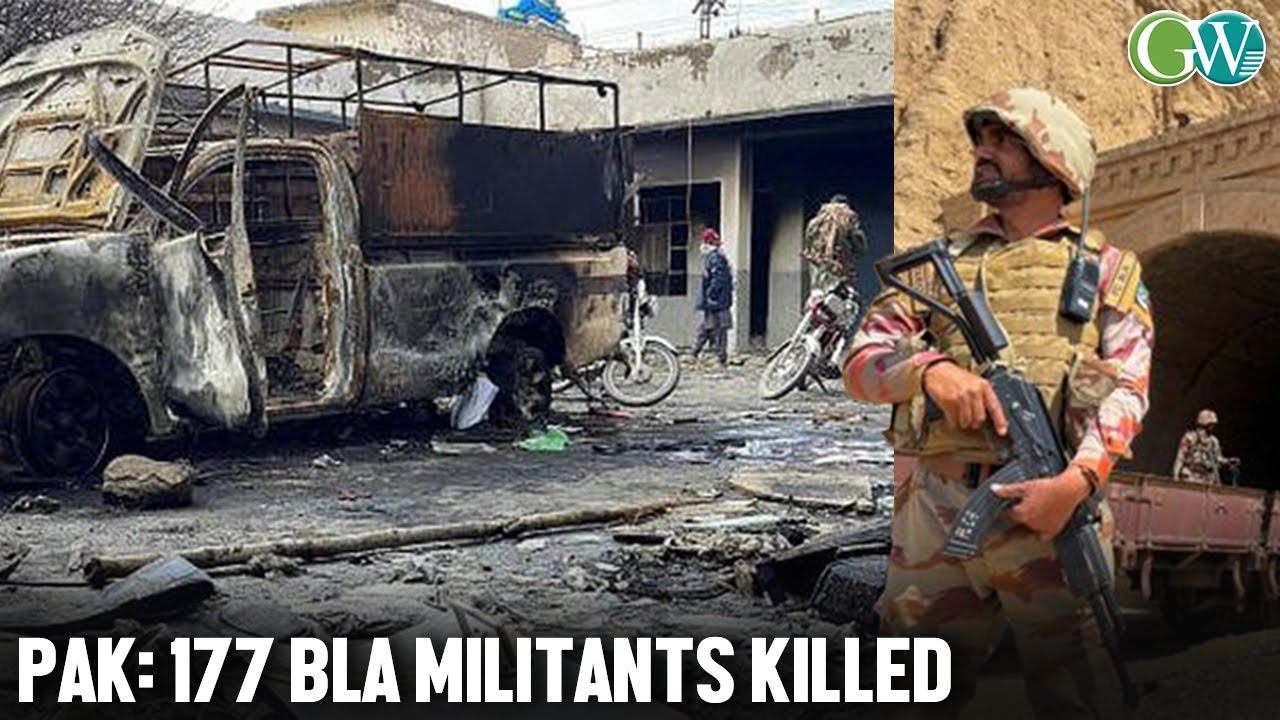 177 BLA MILITANTS KILLED AFTER PAKISTAN SECURITY FORCES RAIDS BALOCHISTAN PROVINCE