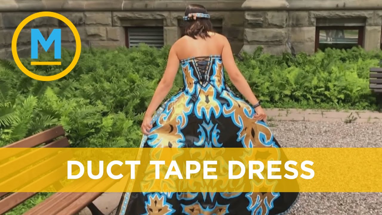Ottawa teen creates stunning prom dress entirely out of duct tape | Your Morning