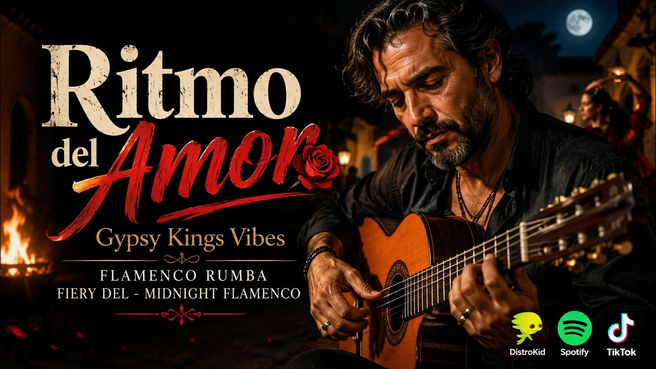 Ritmo del Amor - Gypsy Kings Vibes | Flamenco Rumba Fiery Del - midnight flamenco