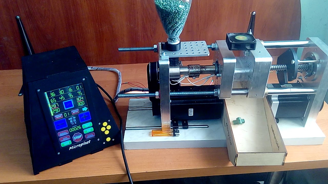 Microplast operation in automatic mode