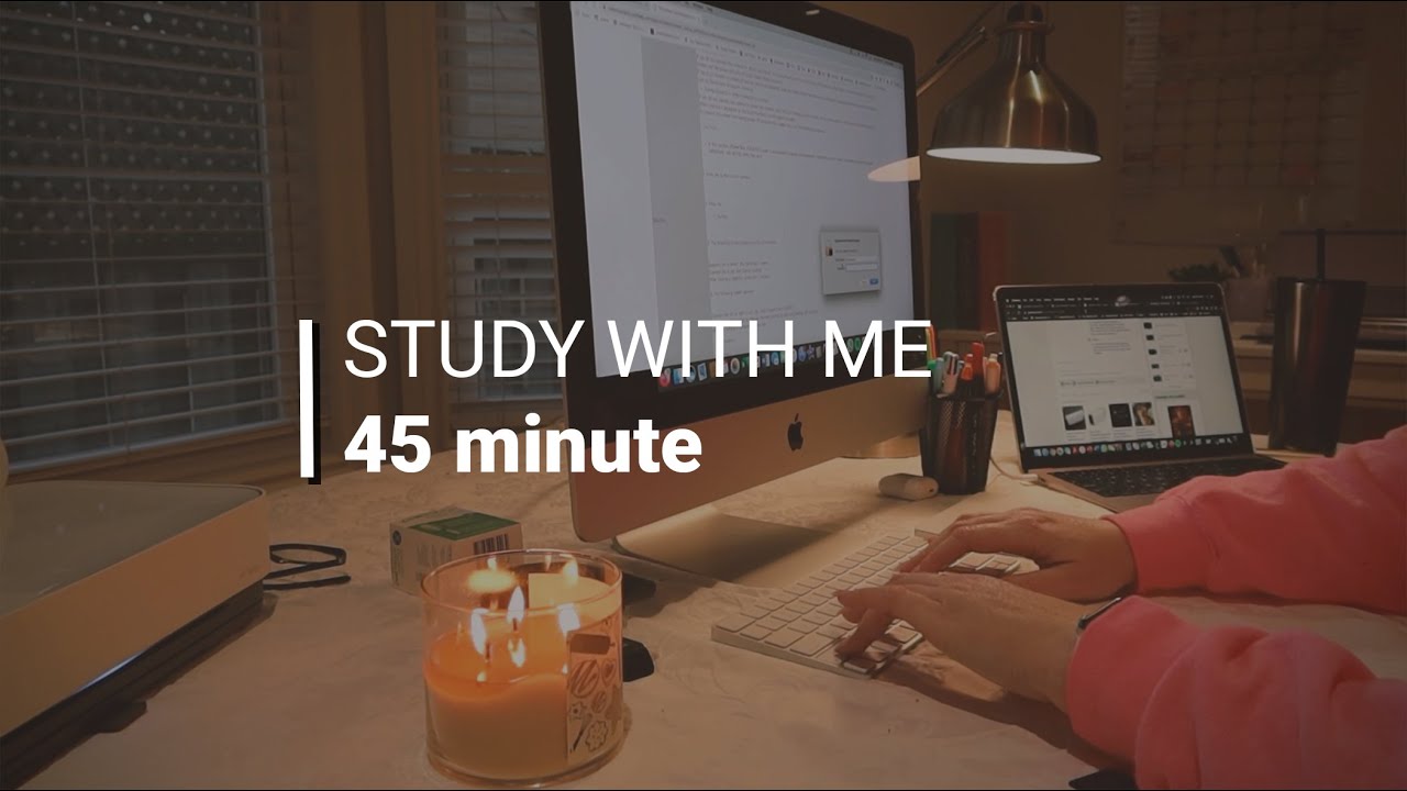 Power Study With Me 45 Minute (no Music)