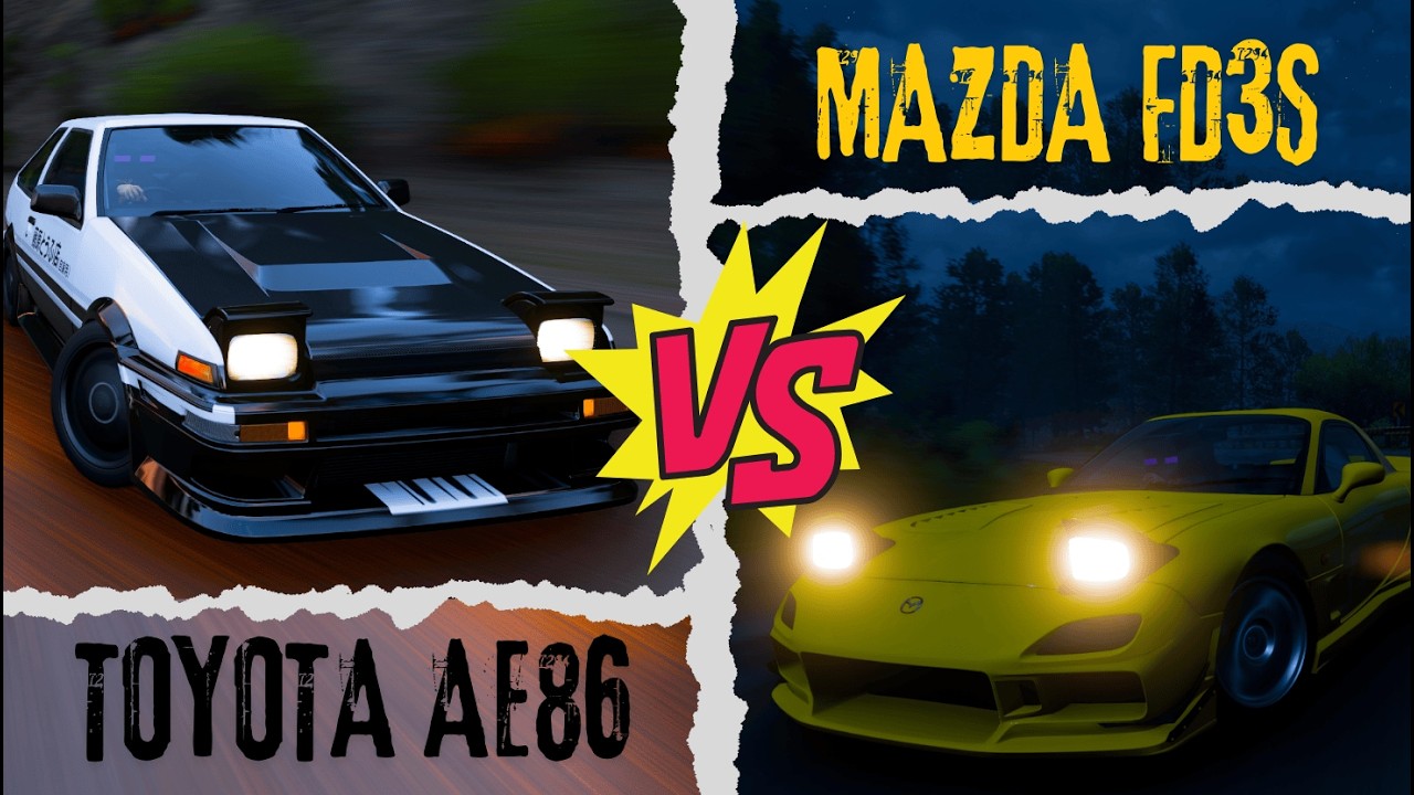 เล่า เล่น แต่ง รถ : ตอนพิเศษ Initial D | AE86 VS FD3S