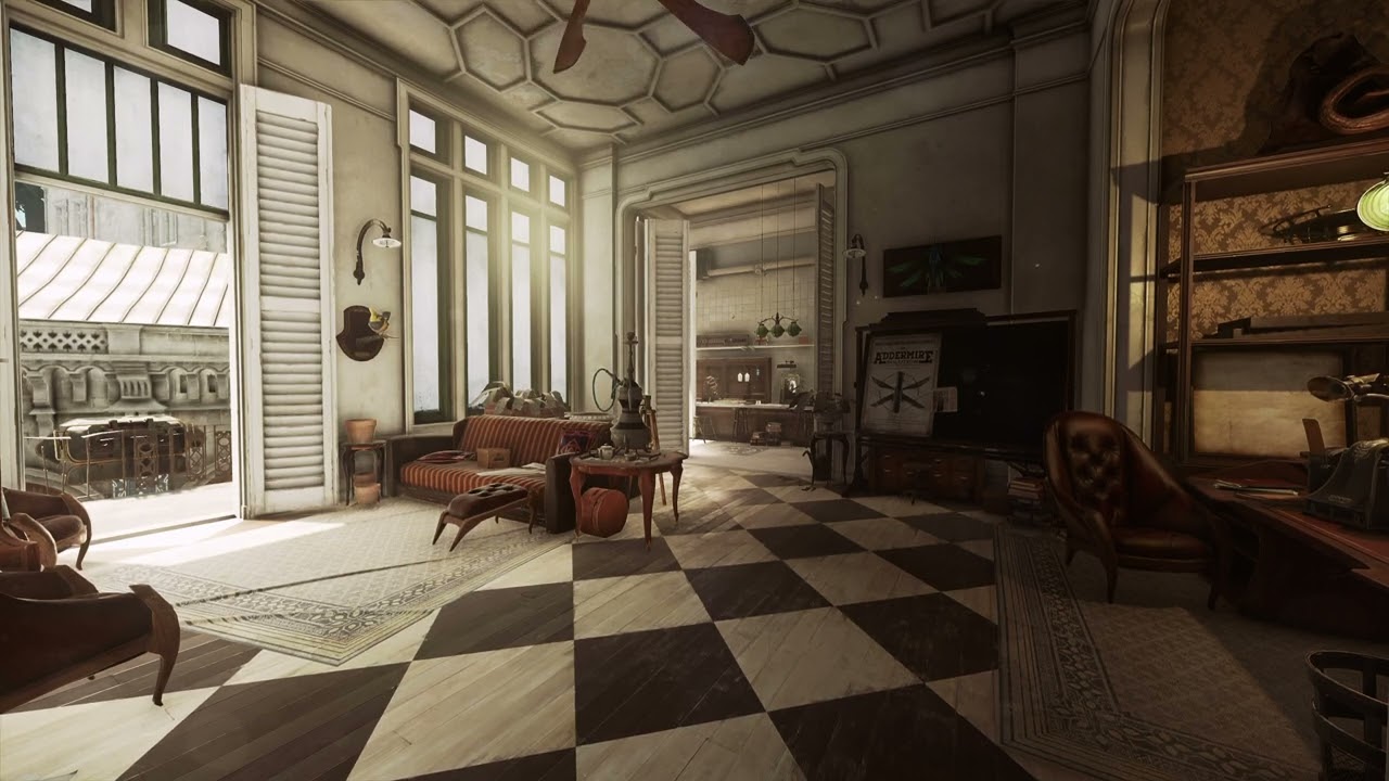 Dishonored 2 Ambience | Dr. Hypatia's Apartment in Karnaca