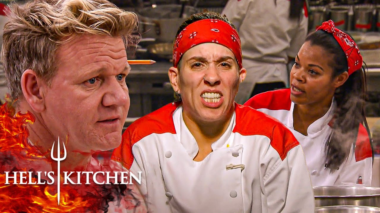 Chef Ramsay Is Done With The Red Team&rsquo;s Fighting & Kicks Them Out AGAIN! | Hell's Kitchen
