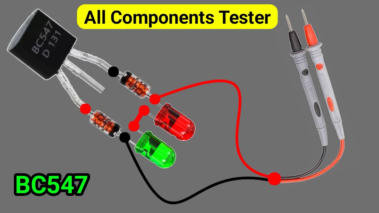 Make Universal Components Tester Using BC547 | All Components Tester