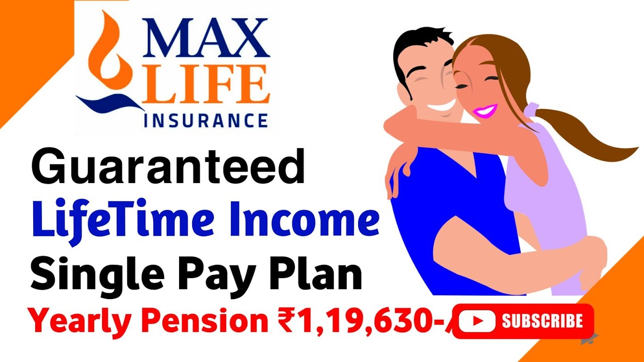 Max life insurance guaranteed lifetime income plan | single pay immediate annuity  | max life GLIP