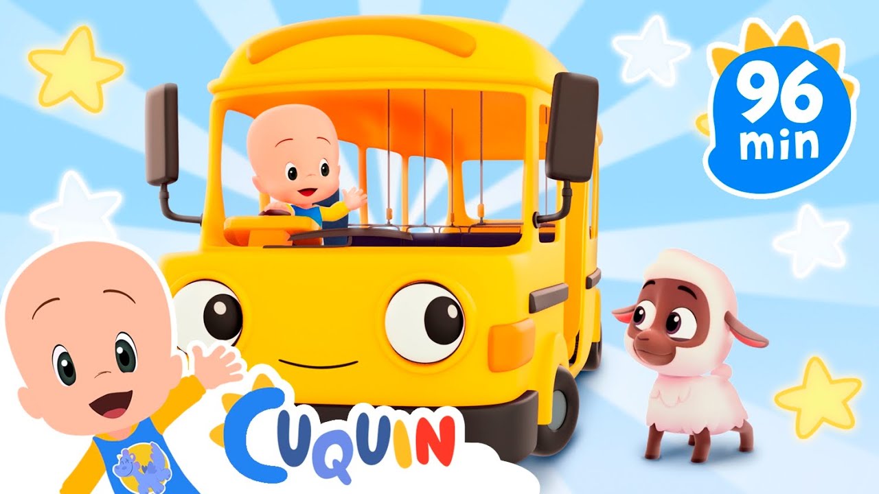 O ônibus guloso: Aprenda animais com Cuquin | Desenhos animados para bebês