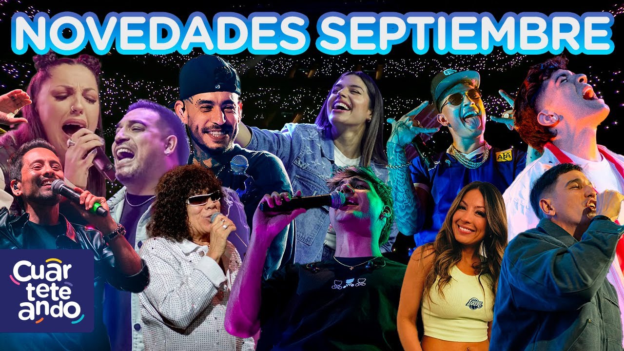 Novedades cuarteto septiembre 2025 - &uacute;ltimos estrenos cuarteteros (enganchado)