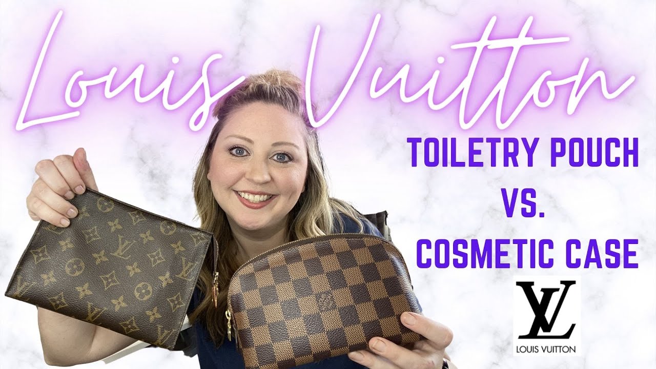 LOUIS VUITTON TOILETRY 19 vs COSMETIC CASE / *WATCH BEFORE BUYING* What Fits & Which Would I Keep??