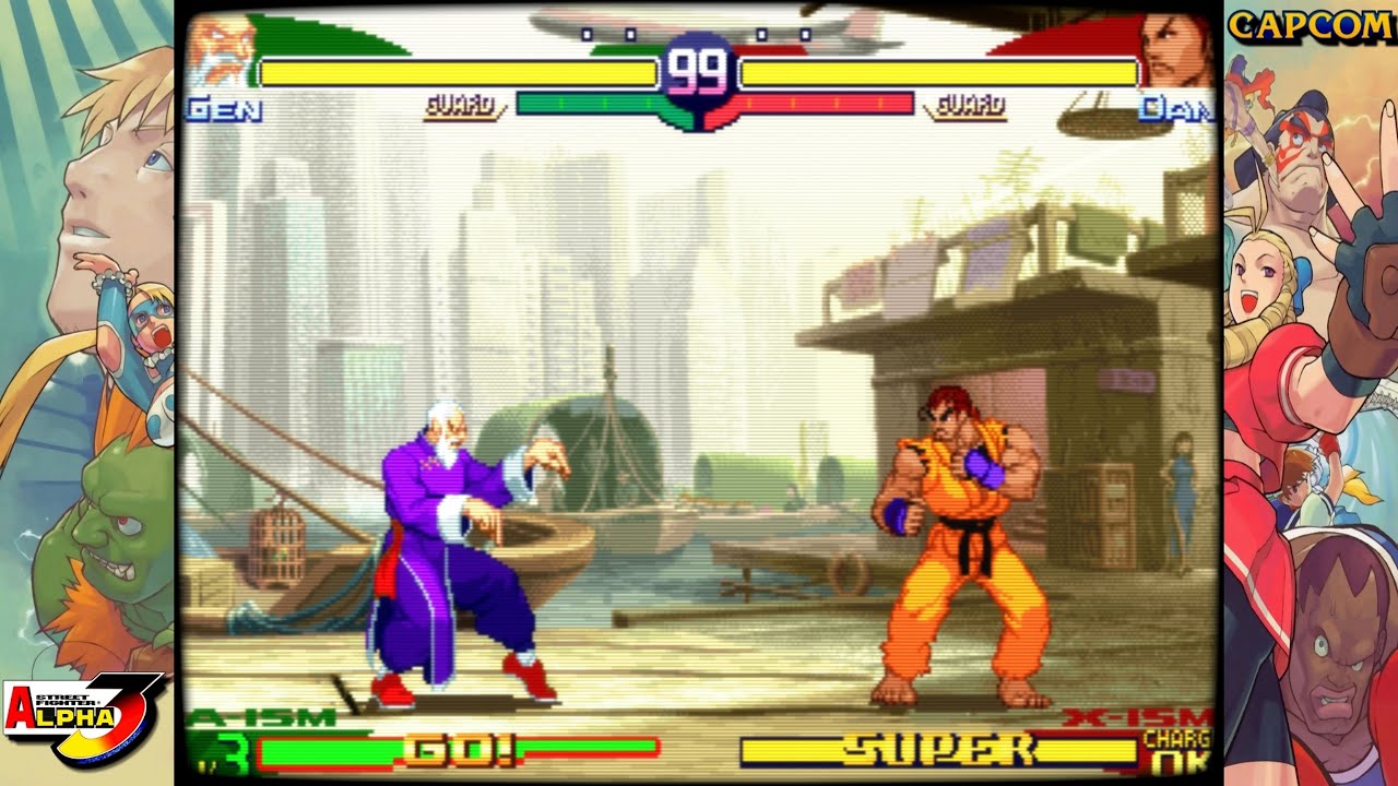 Street Fighter Alpha 3 Arcade Music - Gen Theme (CPS-2)