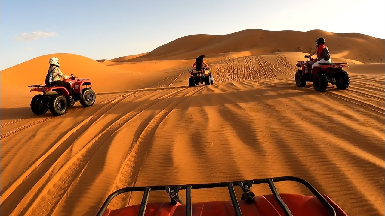 VIAJE A MARRUECOS (DIA 6: DUNAS EN QUAD) 🇲🇦🌵🌴🐪🌲🦖🦂
