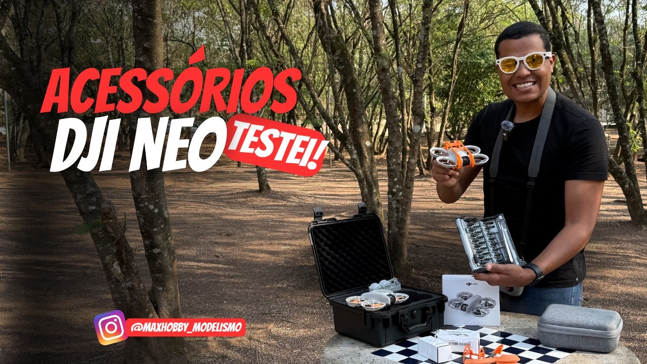 DJI Neo turbinado! Instalei vários acessórios e olha no que deu…