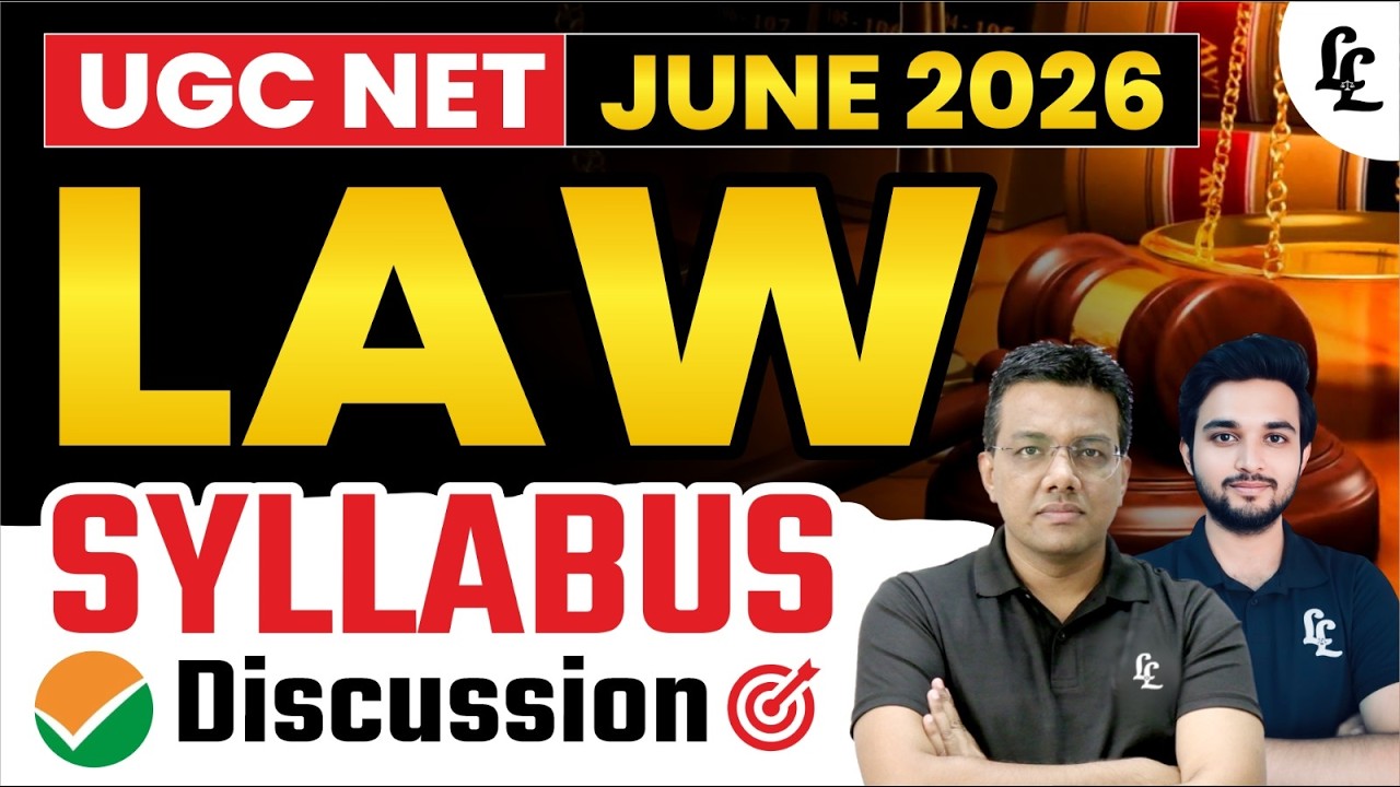 UGC NET Law June 2026 – Complete Syllabus Discussion | Linking Laws