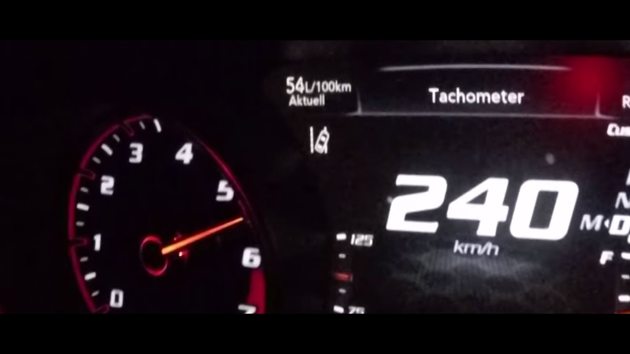 2015 Dodge Charger SRT 392 0-100 kmh kph 0-60 mph Tachovideo Beschleunigung Acceleration