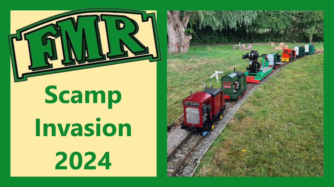 Scamp Invasion 2024 - Fancott Miniature Railway