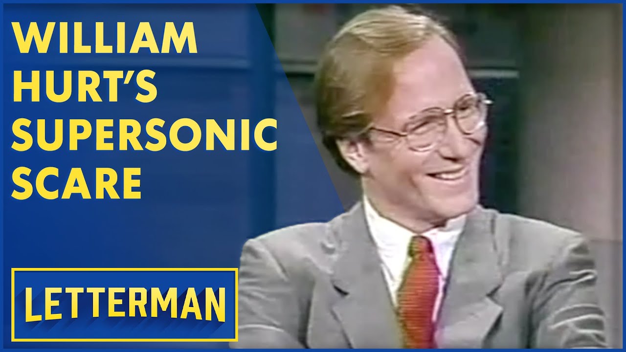 William Hurt Had A Supersonic Airplane Scare, Talks 