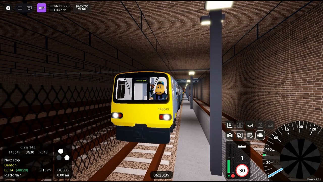 SCR 2.3.1 - Benton To Greenslade In A Waterline Class 143 Pacer!