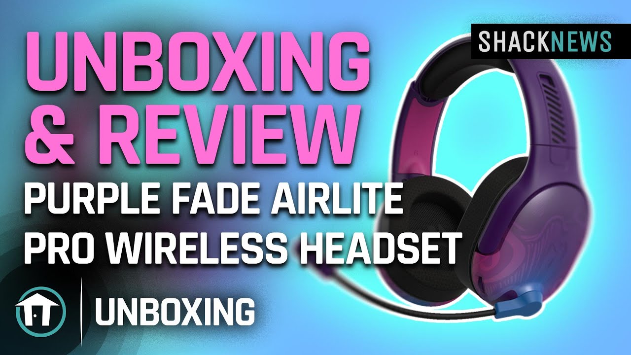 Распаковка и обзор: гарнитура AIRLITE PRO WIRELESS для Xbox Series X|S и ПК Purple Fade