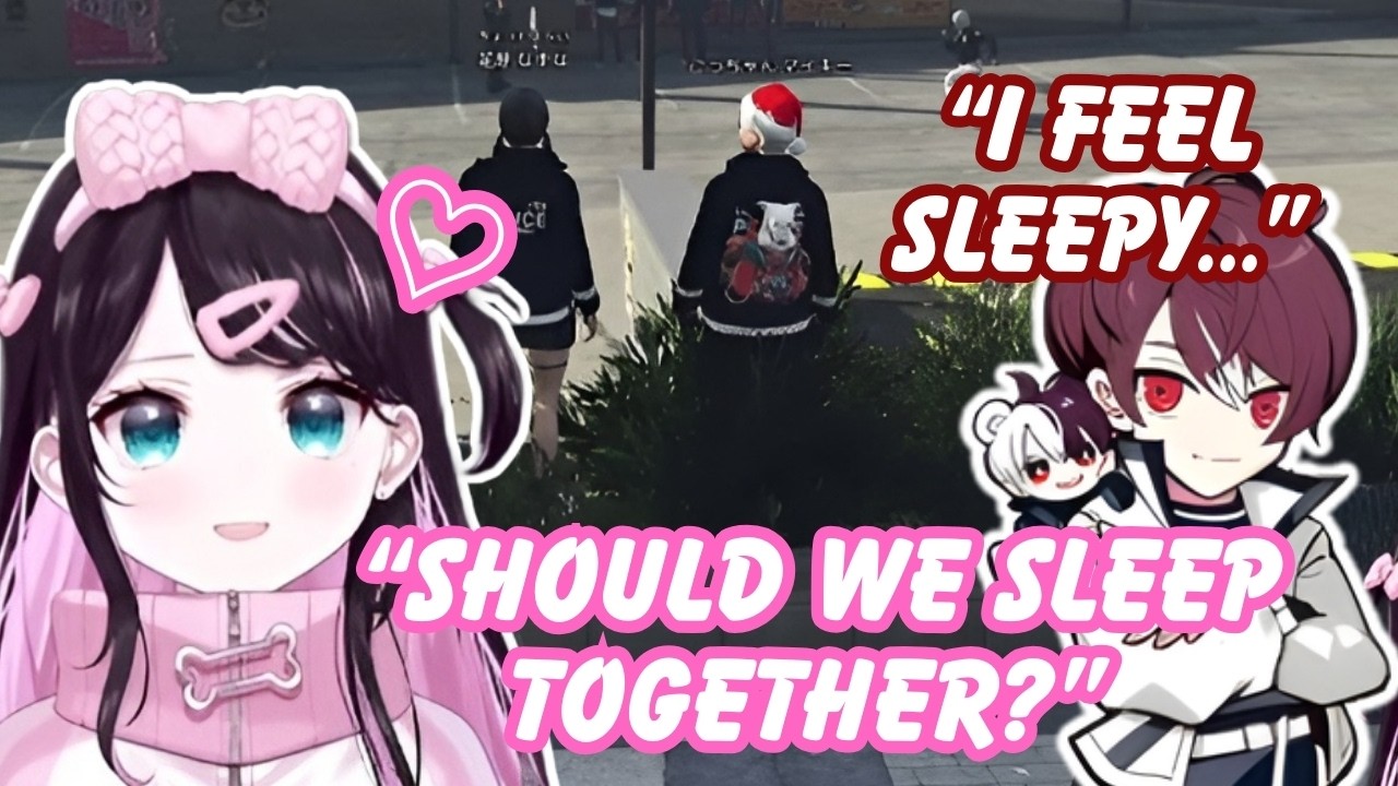 【GTA MADTOWN】Nazupi INVITING Gocchan Mikey to SLEEP TOGETHER【VSPO! Eng Sub】