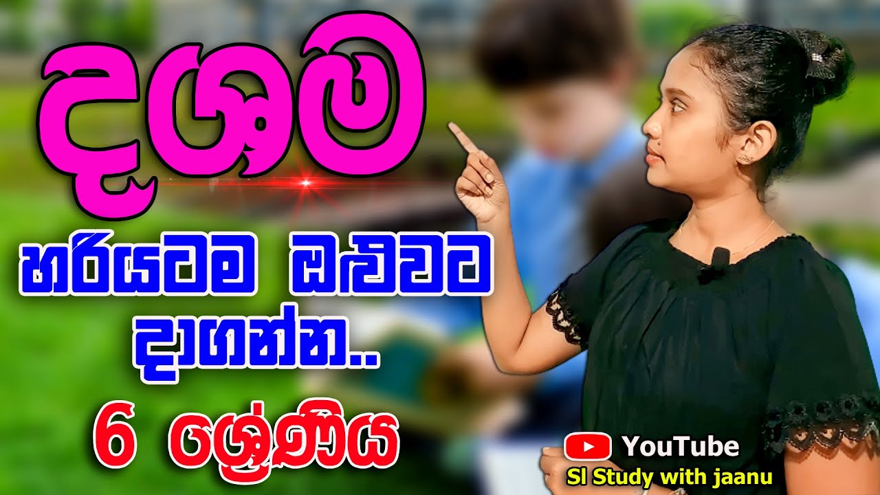 දශම, 6 ශ්‍රේණිය, sl study with jaanu , sinhala...