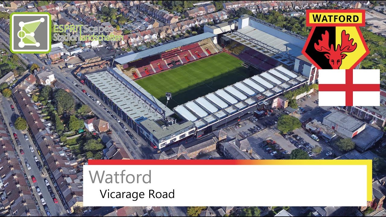 Vicarage Road | Watford F.C. | Google Earth | 2016