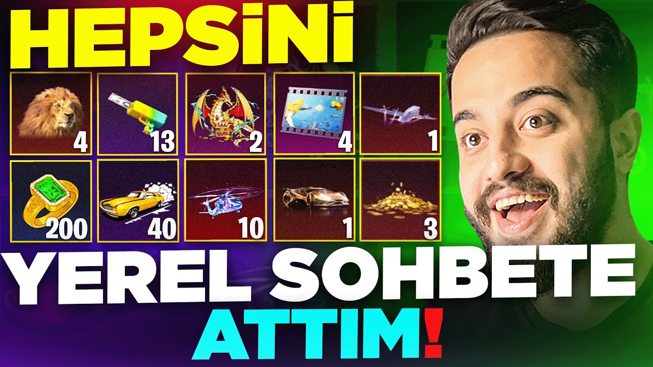 YEREL SOHBET ve BAYRAKTA 1 MİLYON POP&Uuml;LERLİK ATMAK! (AĞLADI) PUBG Mobile