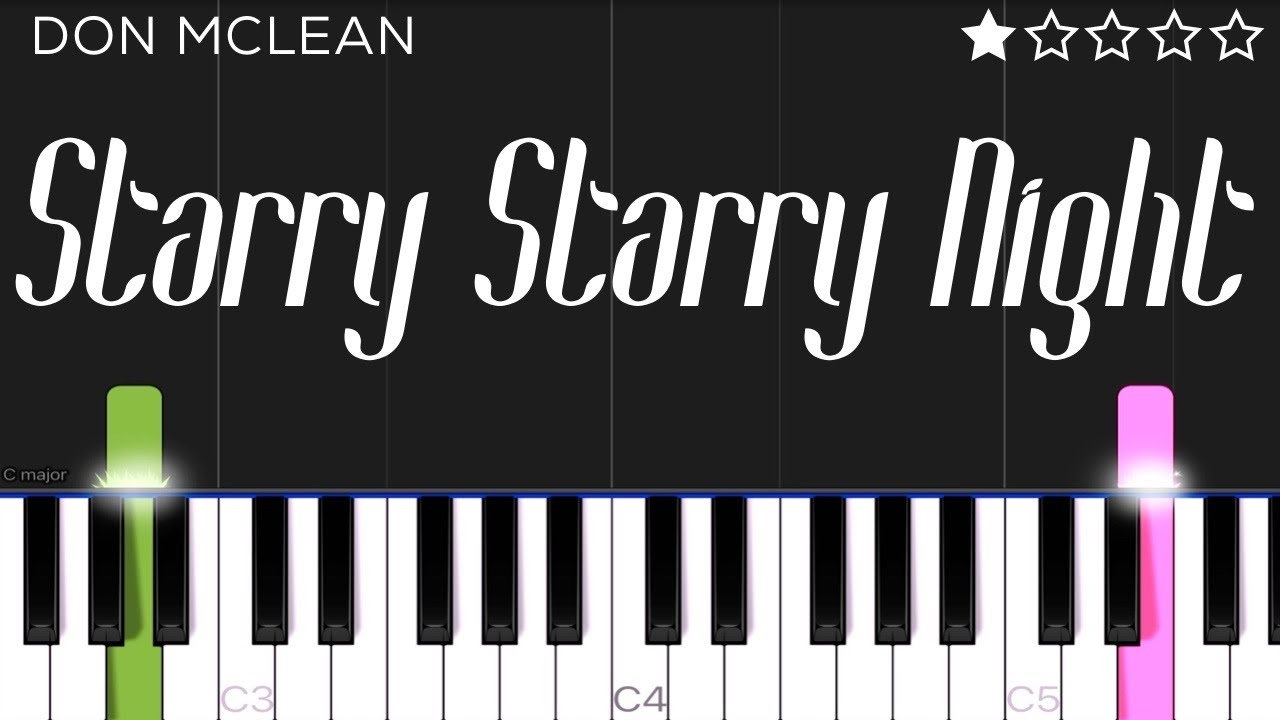 Don McLean - Vincent (Starry, Starry Night) | EASY Piano Tutorial