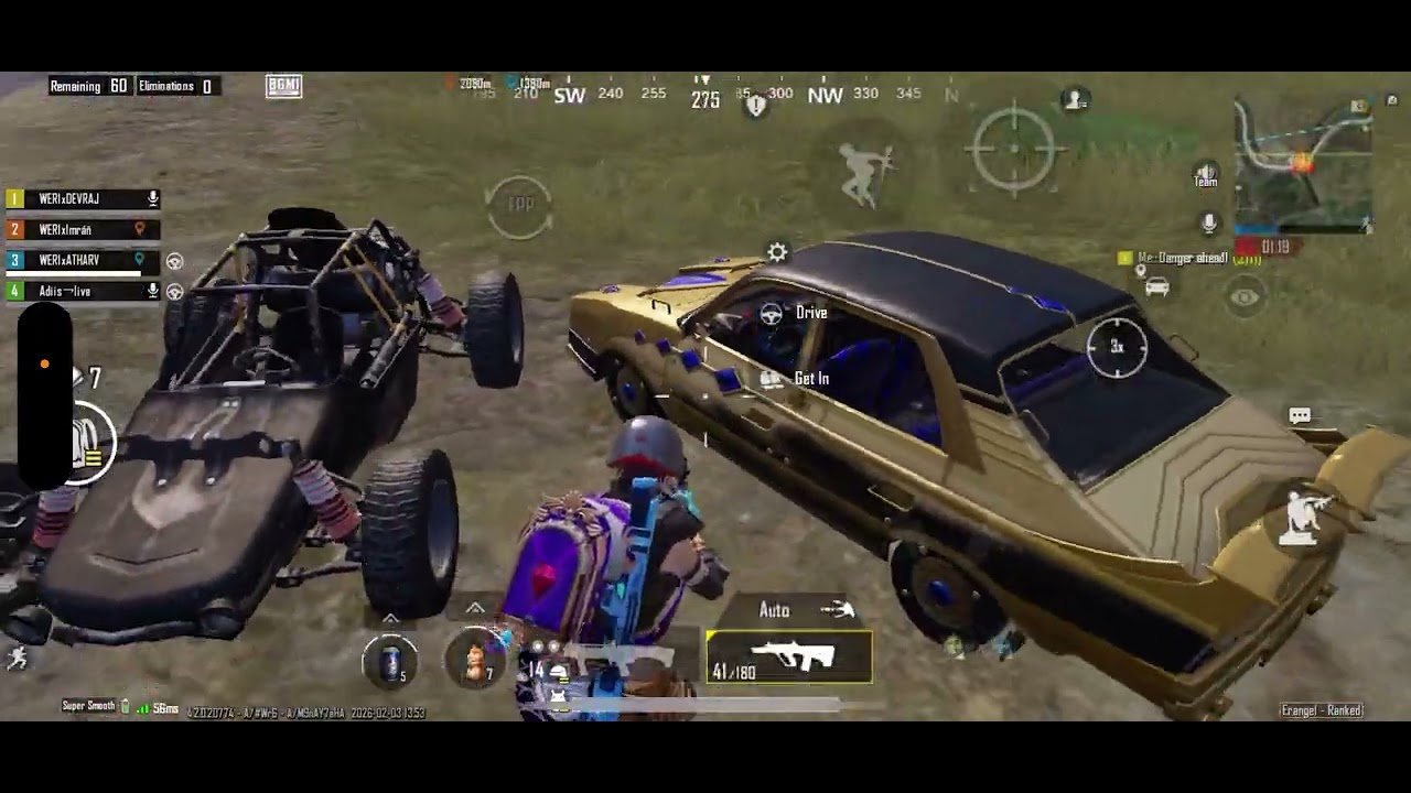 Erangle chock (huge anitclockwise north eastern rotation) 