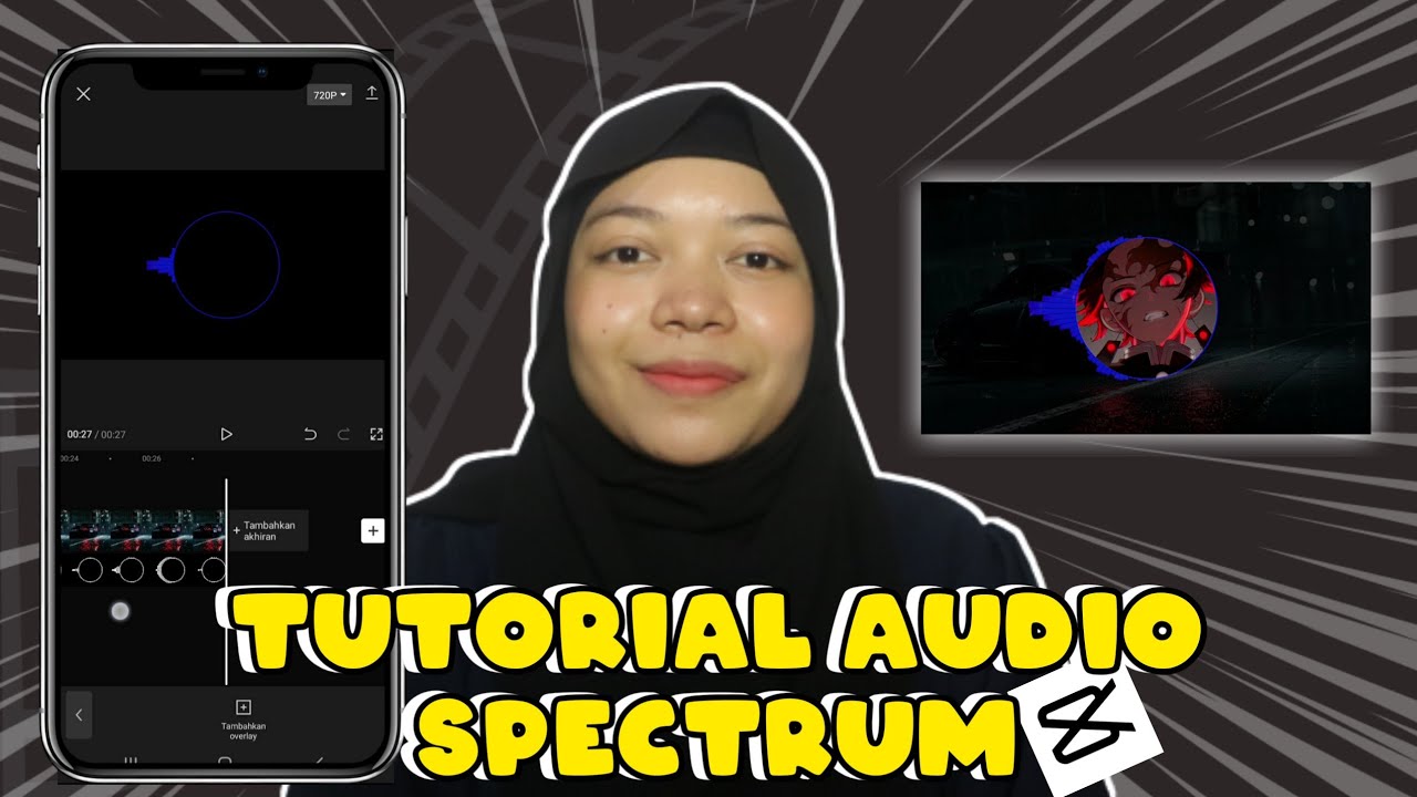 Tutorial Membuat Video Audio Spectrum Lingkaran atau Bulat di CapCut