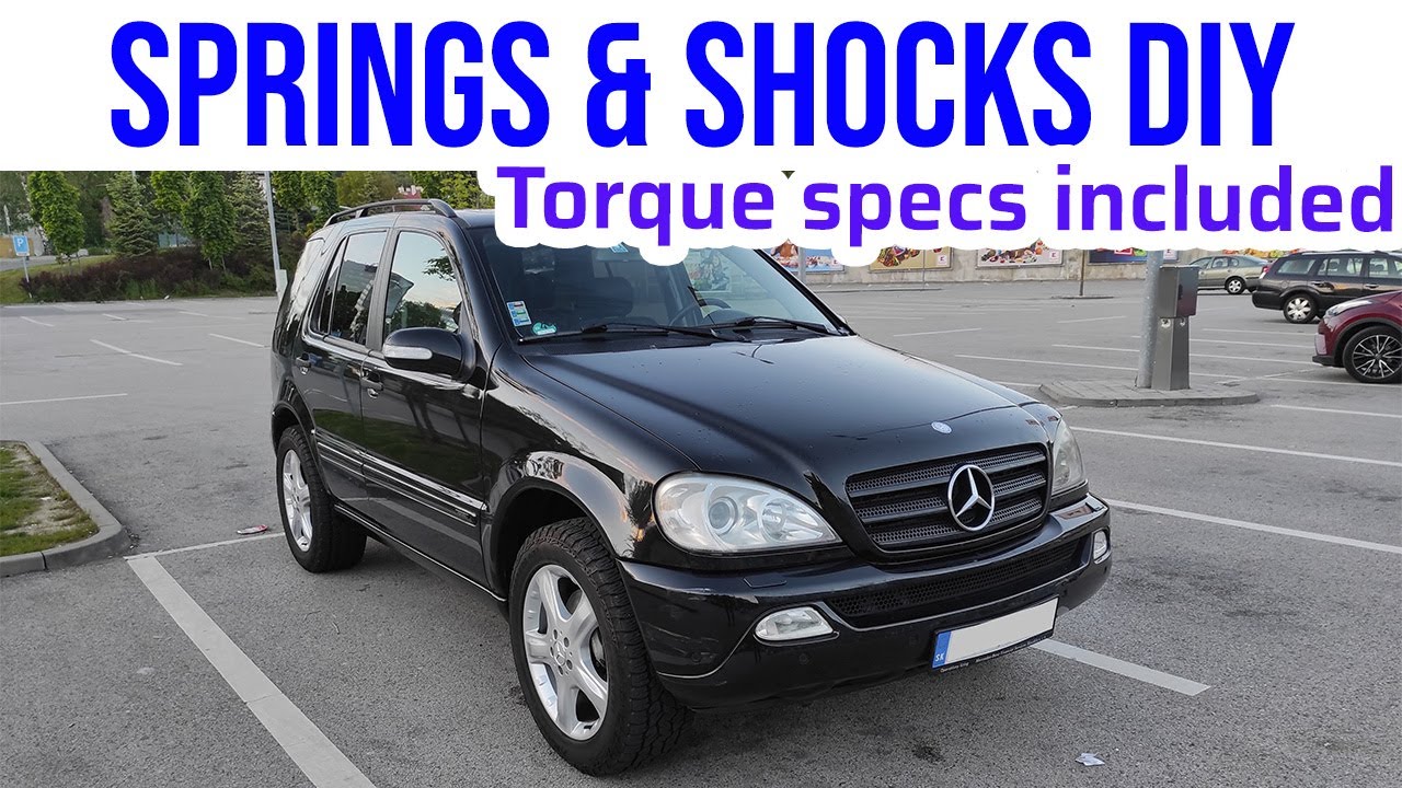 ML W163 Rear Springs & Shocks Ultimate Guide - torque specs, service manual WIS