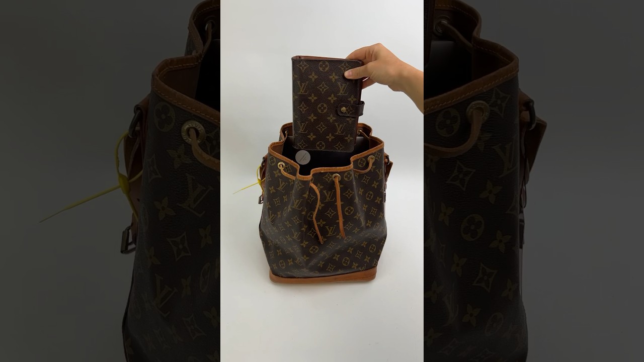 Louis Vuitton No&eacute; Grande vs No&eacute; Petit. What fits in a Louis Vuitton Sac No&eacute;