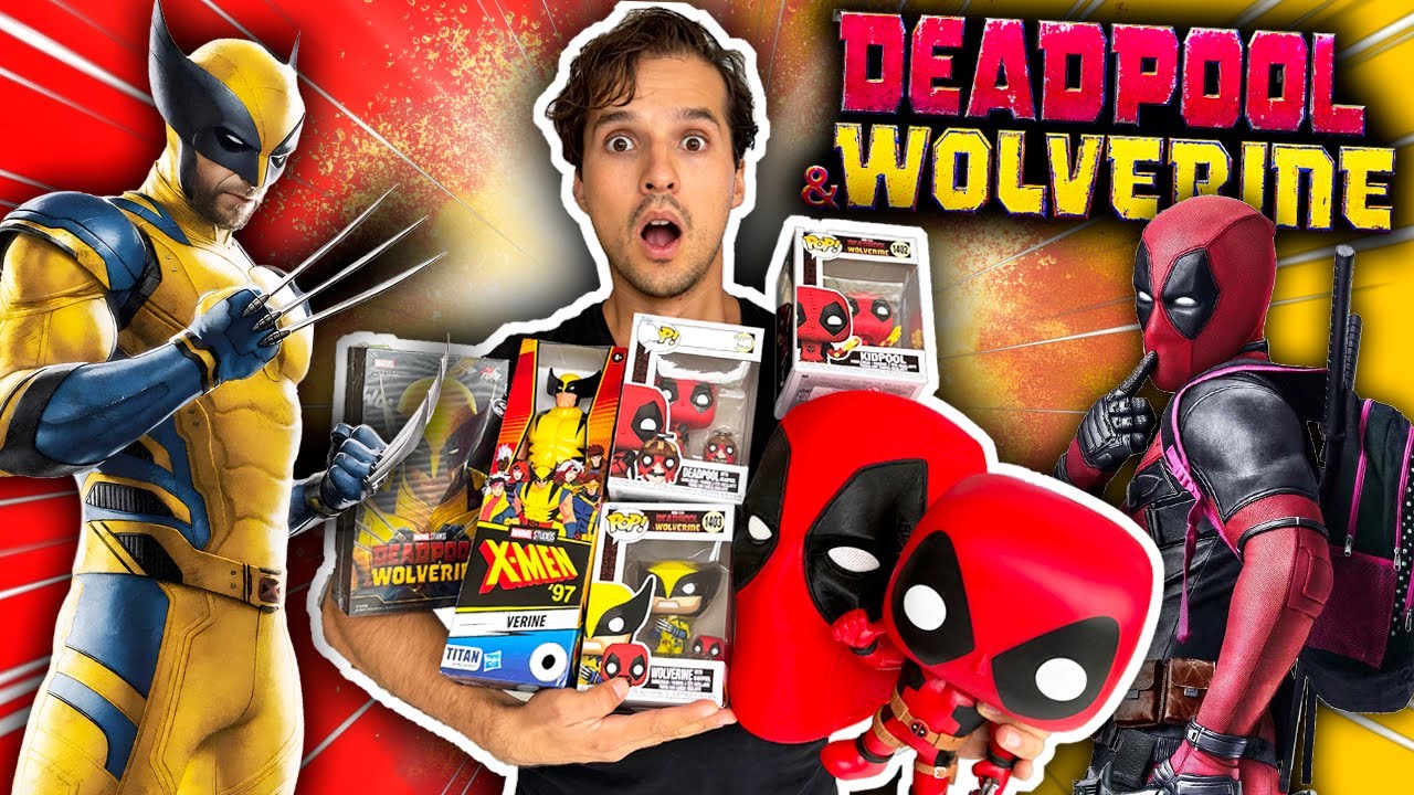 COMPRE Y ABRI TODOS LOS JUGUETES DE DEADPOOL Y WOLVERINE !! / Memo Aponte