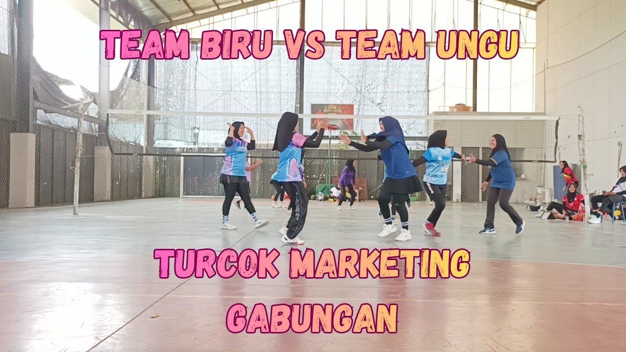 POIN SEMPAT TERTINGGAL 🫣TEAM BIRU BERHASIL MENGALAHKAM TEAM UNGU 🔥