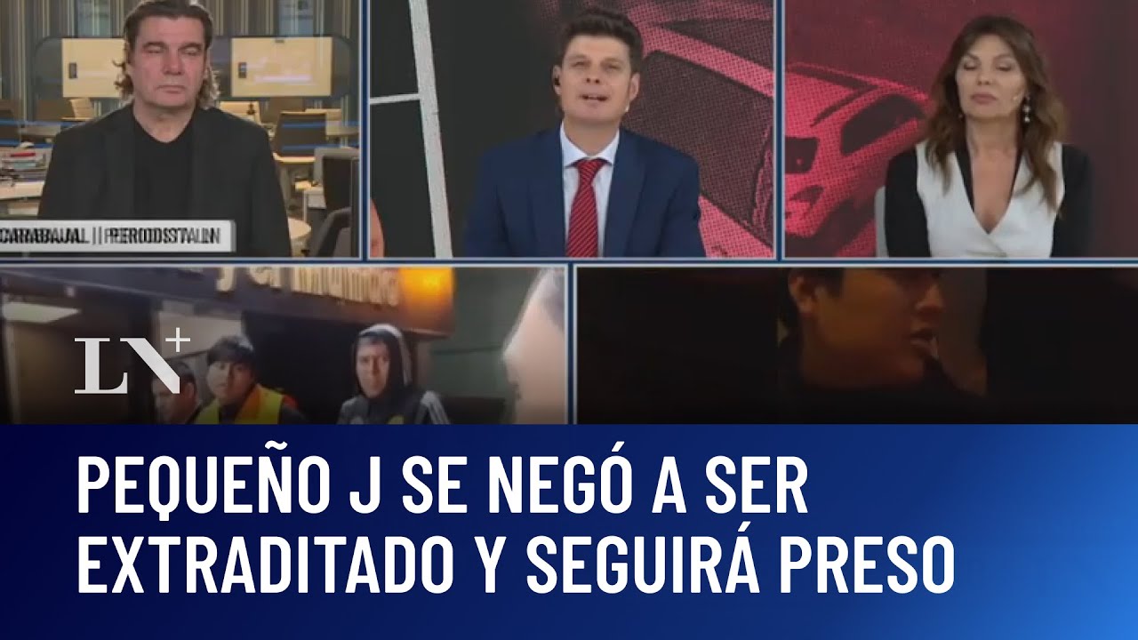 Triple crimen Narco: pequeño J seguirá preso mientras se tramita la extradición