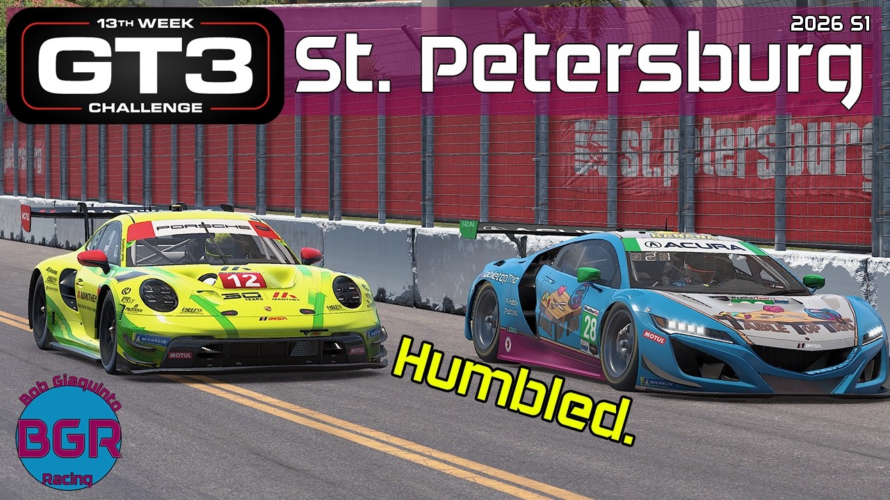 GT3 на трассе в Санкт-Петербурге | iRacing Acura NSX GT3