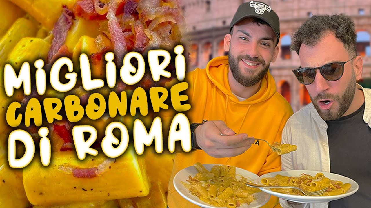 LE MIGLIORI CARBONARE DI ROMA | W Leonardo Bocci